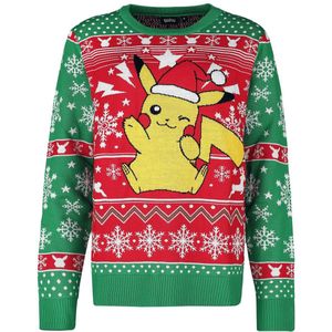 Pokémon Pikachu - Pika, Pika! Heren Christmas jumper - meerkleurig - L