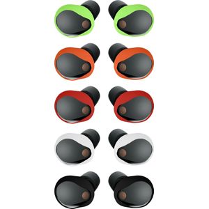 kwmobile 5x haakjes geschikt voor Sony WF-1000XM5 - Oorhaken voor draadloze oordopjes - Houders voor earbuds in meerkleurig