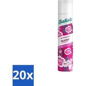 Batiste - Blush - Droogshampoo - Bloemige Geur - Frist Op en Geeft Textuur - 200ml - Bulkverpakking - 20 stuks