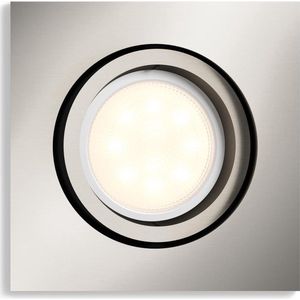 Philips Shellbark - Inbouwspot - 1 Lichtpunt - mat chroom - 1 x 500lm