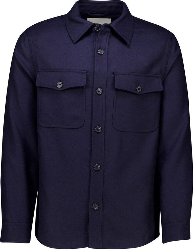 Gant - Overshirt - Donkerblauw - Normale Fit