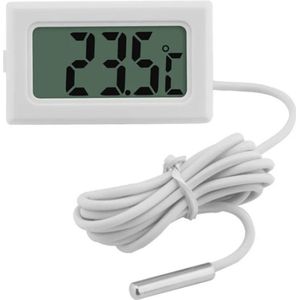 S4D® - Digitale Thermometer - Nauwkeurig Temperatuur Meten - Multifunctioneel - Met Meetsonde 1 Meter - Wit