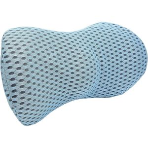 Lendensteun Memory Foam Kussen - Multifunctioneel Thuis Auto Taille Ondersteuning - Blauw .