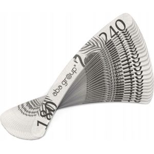 Aba Group Slim Banaan Vijl 180/240 Zebra - 25 stuks