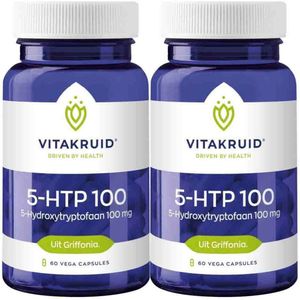 Vitakruid 5Htp 100 mg - 2 x 60 capsules - Voordeelverpakking