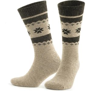 Dikke Alpacawol Uniseks Wintersokken - Warme Wollen Huissokken voor Dames en Heren