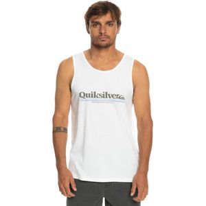 Quiksilver Between The Lines Heren Singlet Eqyzt07237-wbb0 - Kleur Wit - Maat XXL