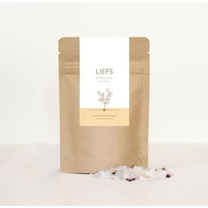 Badzout - kadootje - brievenbus - hart onder de riem - brievenbuspost - liefs - en een dikke knuffel - 1 stuk