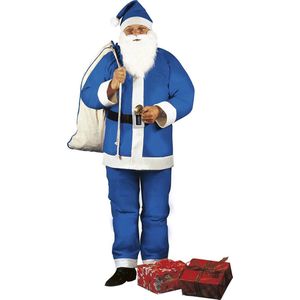 Verkleedpak Kerstman blauw voor heren  - Verkleedkleding - One size