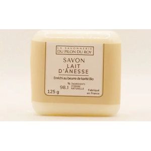 2 stuks Biologische Ezel melk zeep - handgemaakt in Frankrijk - zachte huid - gezicht en lichaam 2x125g