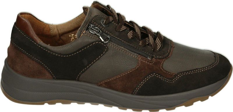 Waldlaufer 662001-K-John - CasualHeren sneakersHeren veterschoenVrije tijdsschoenen - Kleur: Bruin