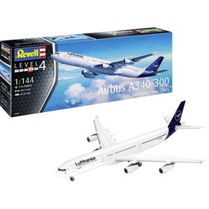 1:144 Revell 03803 Airbus A340-300 ""Lufthansa"" New Livery - Vliegtuig Plastic Modelbouwpakket