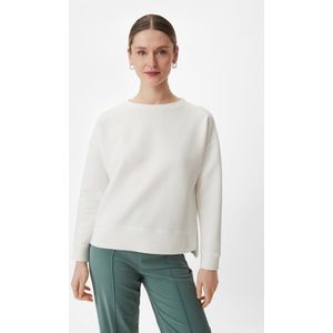 Comma Casual Identity Sweater Gebroken Wit