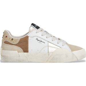 Pepe Jeans - Milan Crystal - Sneakers - Wit