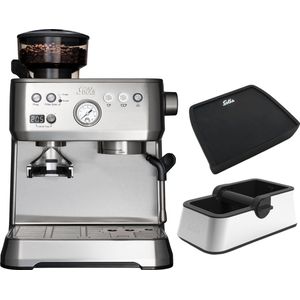 Solis Grind & Infuse Perfetta 1019 Pistonmachine Espressomachine met Koffiemolen