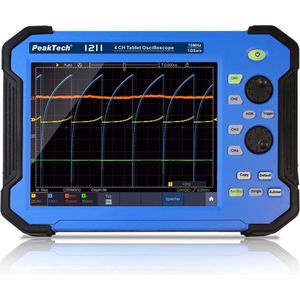 Peaktech 1211 - tablet oscilloscoop - 70 MHz - 4 kanaals - 1 GS/s