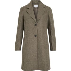 Vila - Viclaudia Button Coat Noos - Trenchcoat - Zand