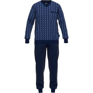 GÖTZBURG - Herenpyjama - Gedessineerde Top - Effen Broek - 2-Delig