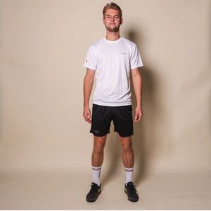 Padelshirt Slimfit Wit - Maat L