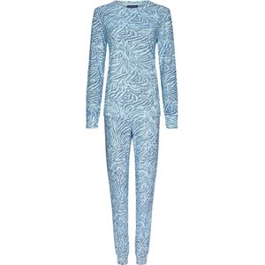 Pastunette - Dames Pyjama set Elva - Blauw - Fleece - Maat 48