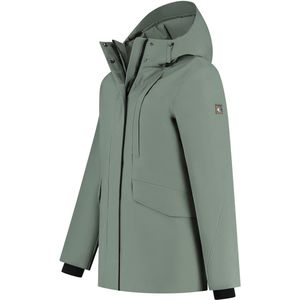 Travelin' - Lisbet - Parka Winterjas - Groen - Waterdicht