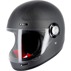 Helstons Naked Full Face Carbon Black Mat XL - Maat XL - Helm