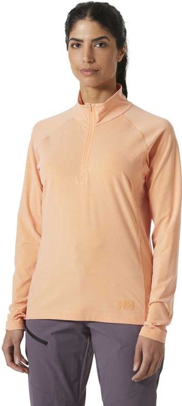 Helly Hansen Tyri Fleece Met Halve Rits Oranje L Vrouw