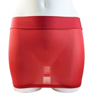 BamBella® - Mini Rok - Sexy Erotische rokje - Onesize - Doorzichtig doorschijnend stretch Wit