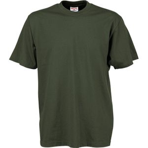 Men´s Sof T-shirt met korte mouwen Olive - 3XL