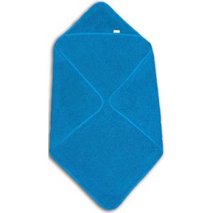 Funnies Badcape | Turquoise | 80x80 cm | 100% Katoen | Badstof