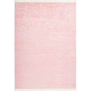 Peri | Laagpolig Vloerkleed | Powder Pink | Hoogwaardige Kwaliteit | 120x160 cm