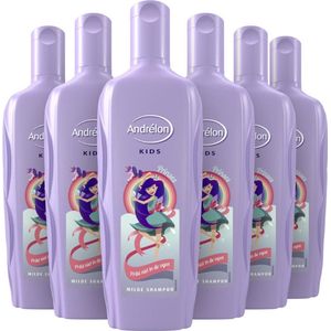 Andrelon Shampoo – Intense Kids Prinses 300 ml (6 stuks)