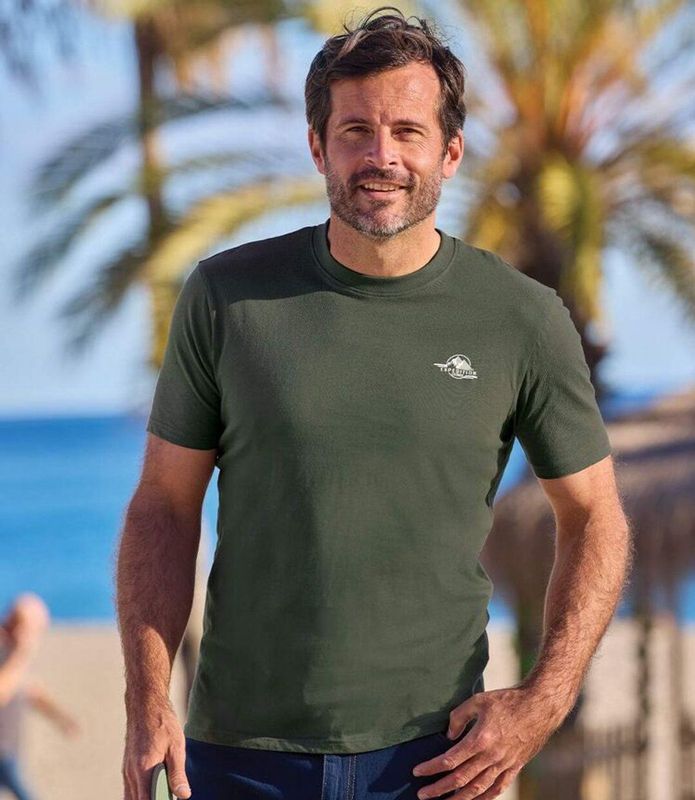 ATLAS FOR MEN - Set van 7 T-shirts Expédition - Heren - Verkrijgbaar in grote maten - L