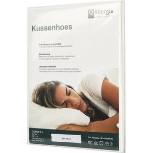 Sanamedi Q-Allergie Kussenhoes - Anti-allergie - 50x70 cm - huisstofmijt en allergeenstof dicht