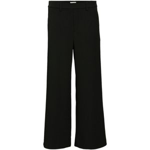 Object - Objlisa Wide Pant Tall - Broeken - Zwart