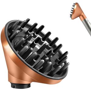Geschikt voor Dyson krultang accessoires krultang diffuser mondstuk - goud