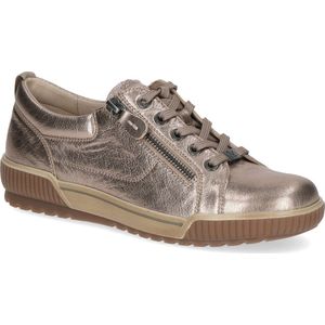 CAPRICE BRONS sneaker veter/rits art 9-23702-43 341 maat 5.5/38.5