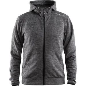 Craft Leisure Full Zip Hood M 1901692 - Darkgrey melange - S