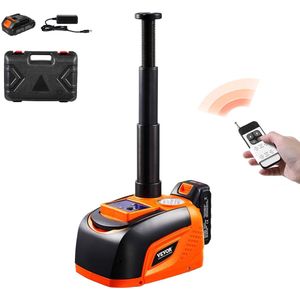 Elektrische Autokrik – Auto Krik – Hydraulische Krik – Draagbare Krik – 5 Ton Autokrik – Draadloos Met Afstandsbediening – LED Verlichting & Aluminium
