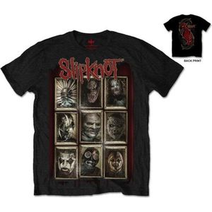 Slipknot - New Masks Heren T-shirt - S - Zwart