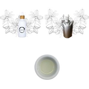 Amandel olie huidolie in navulbaar glazen pipet flesje 100ml + hersluitbare navulverpakking 100ml - vegan - dierproefvrij en zonder chemische toevoegingen