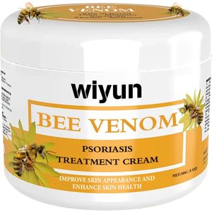 Bijengif psoriasis crème voor handen en voeten, psoriasis, roodheid en jeuk, hydraterende en verzachtende huidverzorgingscrème