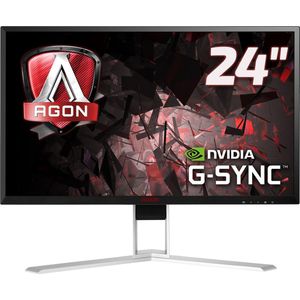 AOC AGON 1 AG241QG computer monitor 61 cm (24") 2560 x 1440 Pixels Quad HD LED Zwart, Rood