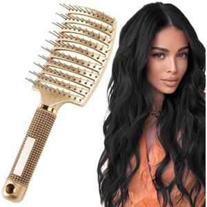 Ventilatie Haarborstel - Ontwarren, Masseren & Stijlen - Goud