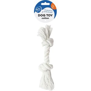 Duvoplus - Speelgoed Voor Dieren - Hond - Knoop Katoen 35cm Wit - 1st