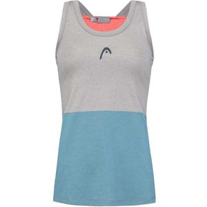Head Racket Padel Tech Mouwloos T-shirt Blauw Grijs XS Vrouw