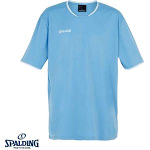 Spalding Move Shooting Shirt Heren - Hemelsblauw / Wit | Maat: L