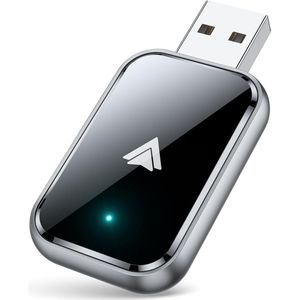 TOVBMUP Draadloze adapter geschikt voor Android Auto - Converteer bekabelde Android Auto naar draadloos - Supersnel en stabiel - Mini draadloze Android Auto-adapter - Geschikt voor auto's met bekabelde Android Auto en Android-telefoons