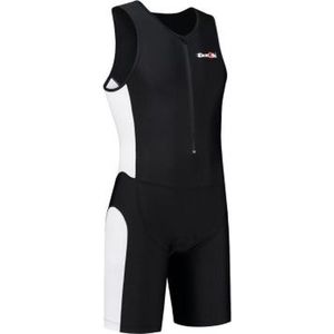 Heren tri-suit zwart-wit S