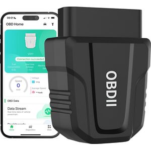 MMOBIEL OBD2 Scanner Bluetooth 5.4 - Auto Scanner Geschikt voor iPhone iOS & Android – Auto Diagnostische Codelezer [Versie 2024] – OBDII/EOBD Controleer Motorlamp - Foutcode Resetten/Wissen